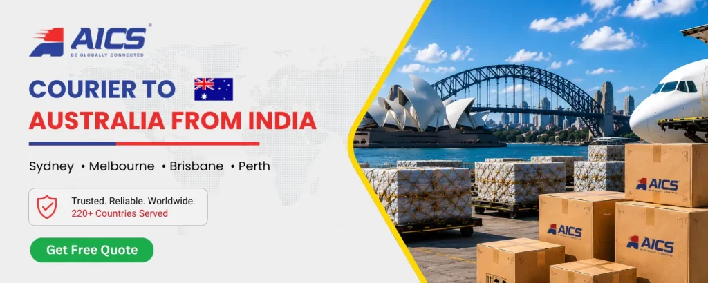 courier to Australia from India